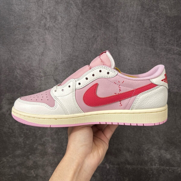 Jordan 1 Low Travis Scott Tropical Pink IQ7604-101