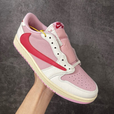 Jordan 1 Low Travis Scott Tropical Pink IQ7604-101