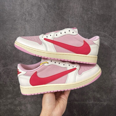 Jordan 1 Low Travis Scott Tropical Pink IQ7604-101