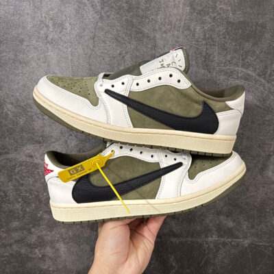 Jordan 1 Low Travis Scott Medium Olive DM7866-200