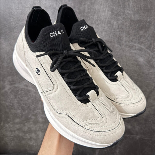 Chanel Trainer Sneaker in Calfskin & Mixed Fibers G47415