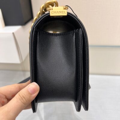 BOY BAG MEDIUM 25 BLACK HARDWARE