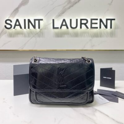 Image_20240811135535_ae7d2b8a-8a55-405d-bffc-366d03eaa9ab MEDIUM NIKI 28 IN BLACK CALFSKIN CHAIN BAG High-end