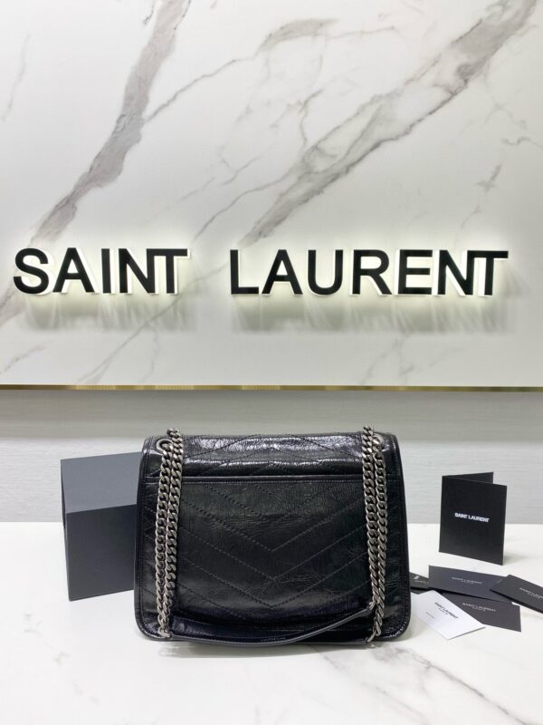 Image_20240811135542_a1de222b-2b81-4a51-aaaf-c9fd8ab75ed0 MEDIUM NIKI 28 IN BLACK CALFSKIN CHAIN BAG High-end