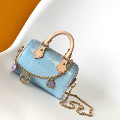 Image_20241230105740 NANO SPEEDY 16 IN PASTEL MONOGRAM VERNIS GOLD HARDWARE