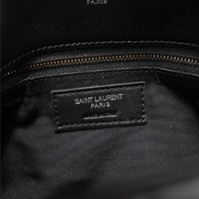 LOULOU PUFFER MEDIUM 29 IN ALL BLACK SHEEPSKIN BLACK HARDWARE