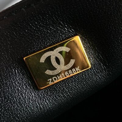 Image_20250816155347 MINI RECTANGLE FLAP BAG 20CM BLACK CAVIAR GOLD HARDWARE