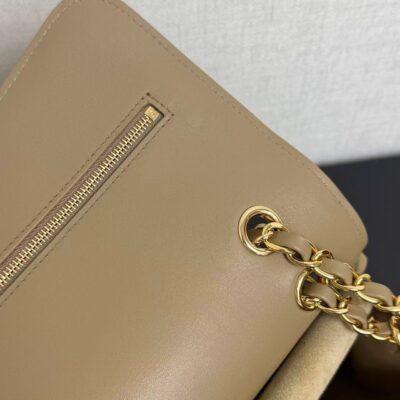 CHANEL 26 CLASSIC FLAP IN BEIGE SUEDE 30726