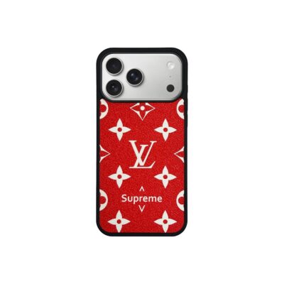 Louis Vuitton Red Monogram Magsafe Case for iPhone 12-18 Pro & Pro Max