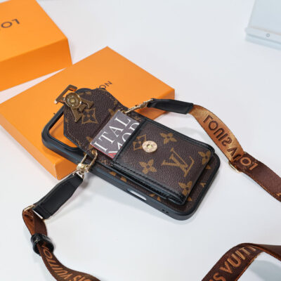 LV Crossbody Phone Case For iPhone 12-18 Pro & Pro Max