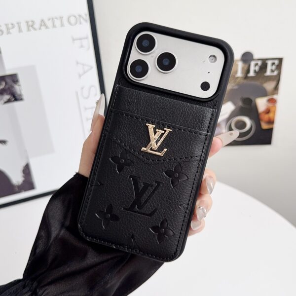 Louis Vuitton Card Holder Case For iPhone 12-18 Pro & Pro Max