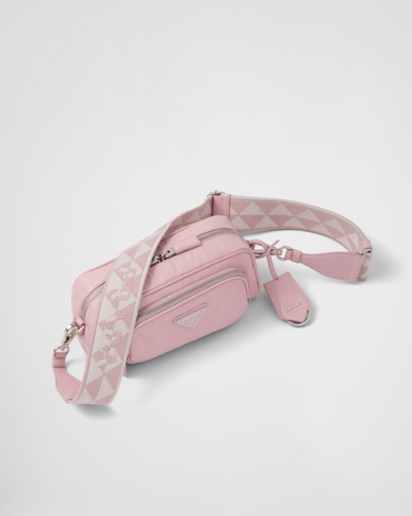a0b926ce8f84bf8deaec811abaa5f5d8 Prada Nappa antique leather multi-pocket shoulder bag - Alabaster Pink