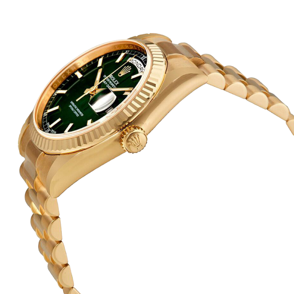 Rolex Day-Date 118238GNSP 36MM Green Dial Yellow Gold-tone Case