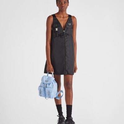 Prada Re-Nylon 浅蓝色 小号双肩包