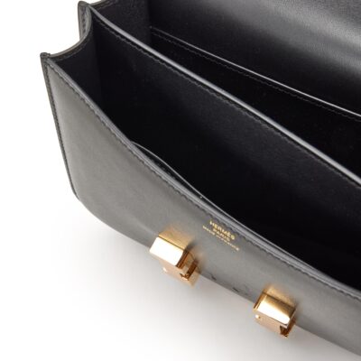 Hermès Constance Bag 18 Black Epsom Gold Hardware