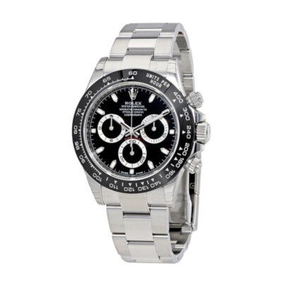 Rolex Daytona m116500ln-0002 40MM Black Dial Silver-tone Case
