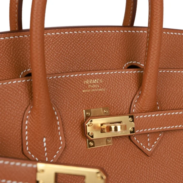 Hermès Birkin Sellier 25 Gold Epsom Gold Hardware