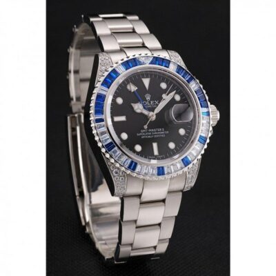 a1d0ed40ded32178b4ef44e0f44dd8ba Rolex GMT Master II 1453747 Black Dail Men Watch