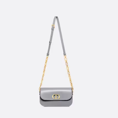 30 MONTAIGNE AVENUE BAG Ethereal Gray Box Calfskin