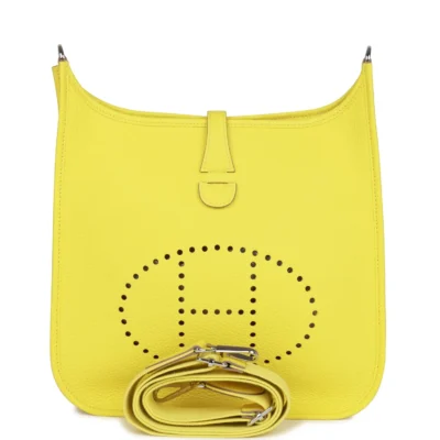a2ebd6242f347b3d2663b1698297f6ff Hermès Evelyne III PM Lime Clemence Palladium Hardware