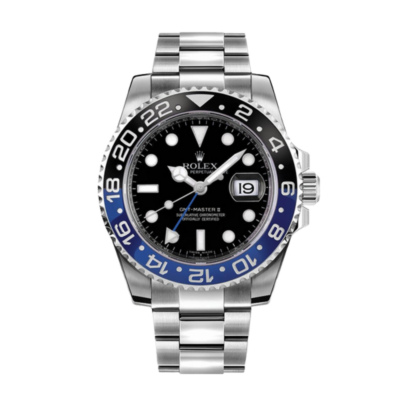 ساعة رولكس Gmt Master Ii 116710BLNR-78200 40MM مينا باللون الأسود بعلبة فضية
