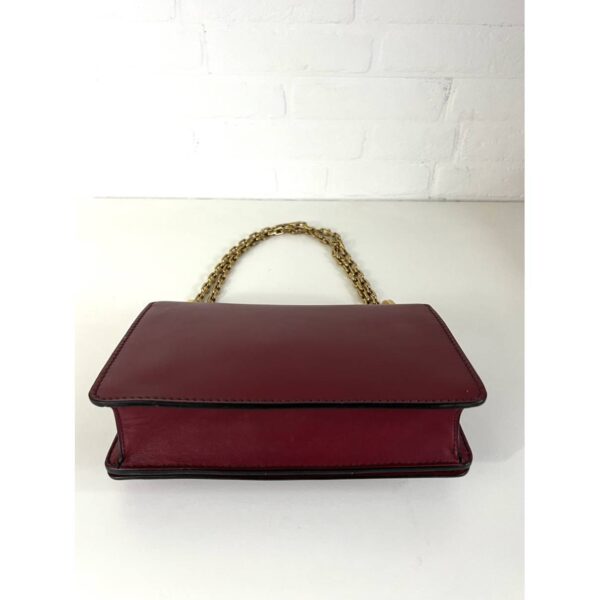 حقيبة يد Dior J'adior Mongolian Lamb Burgundy بلون Mongolian Lamb