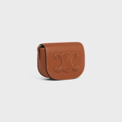FOLCO CUIR TRIOMPHE IN SMOOTH CALFSKIN TAN