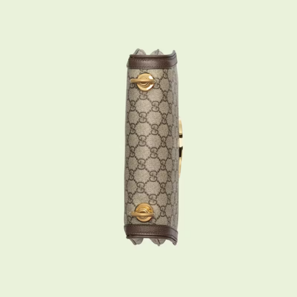 Gucci Medium Shoulder Bag With Round Interlocking G 699210 Dark Coffee