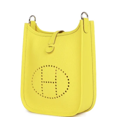 Hermès Evelyne TPM Lime Clemence Palladium Hardware