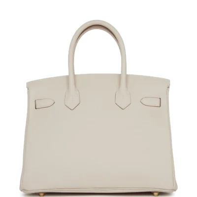 Hermès Birkin 30 Craie Togo Gold Hardware