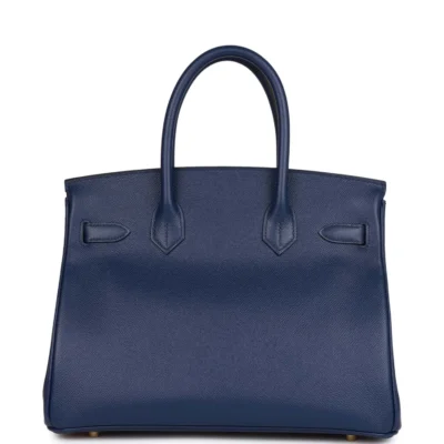 a4ddedd833b18450c6e384728d169c5a Hermès Birkin 30 Bleu Saphir Epsom Gold Hardware