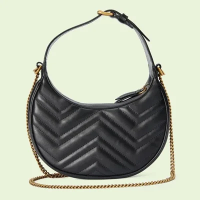 GG Marmont half-moon mini bag No. 699514 DTDHT 1000
