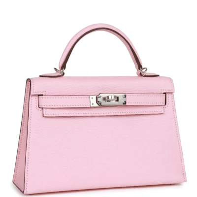 a73790e6e47cdcd8aa2d7020c7b6e975 Hermès Kelly Sellier 20 Rose Sakura Chevre Palladium Hardware