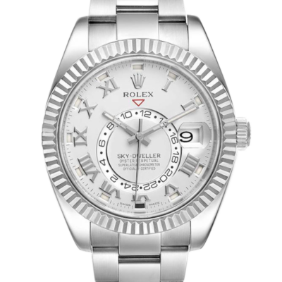 Rolex Sky-dweller 326939-72419 41MM 银色 表盘 银色调 表壳 腕表