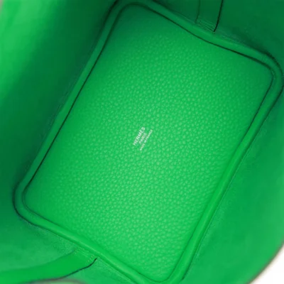 Hermès Picotin Lock 18 Vert Comics Clemence Palladium Hardware
