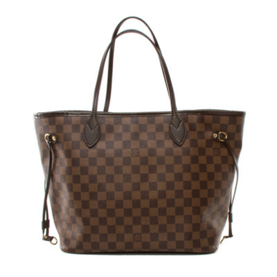 路易威登 N51105 Neverfull MM 棋盘格 Ebene 帆布 肩背包