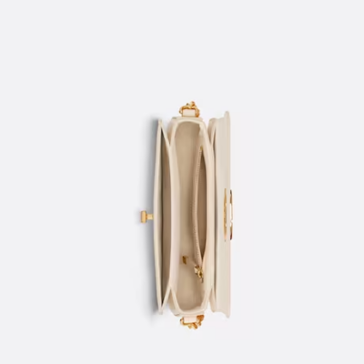 30 MONTAIGNE AVENUE BAG Dusty Ivory Box Calfskin
