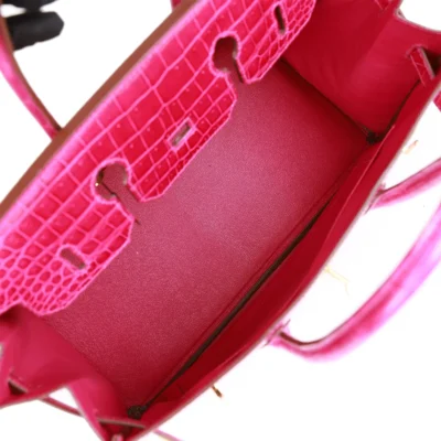 a950fd98c3ad09ef7f065fcc875ad40b Hermès Birkin 35 Rose Scheherazade Shiny Niloticus Crocodile Gold Hardware