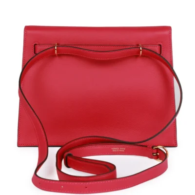 Hermès Kelly Danse Framboise Evercolor Gold Hardware