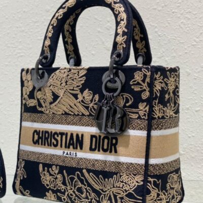 a98344a31aa423467db5f6dc0c4986d5 Dior Medium Lady D-Lite Bag Black