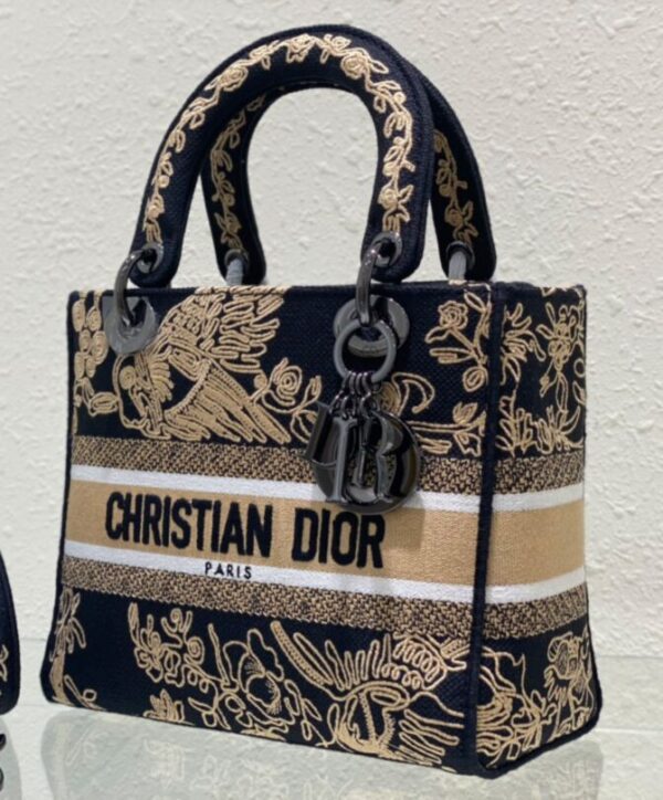 a98344a31aa423467db5f6dc0c4986d5 Dior Medium Lady D-Lite Bag Black