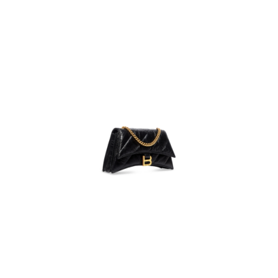 WOMEN'S CRUSH XS CHAIN BAG QUILTED IN BLACK