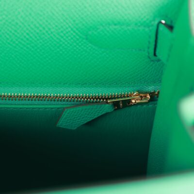 Hermès Kelly Sellier 28 Vert Jade Epsom Gold Hardware