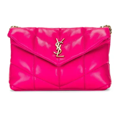 YSL Puffer Toy Bag in Quilted Lambskin