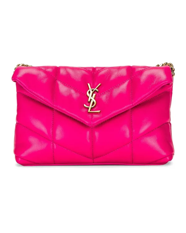 YSL Puffer Toy Bag in Quilted Lambskin
