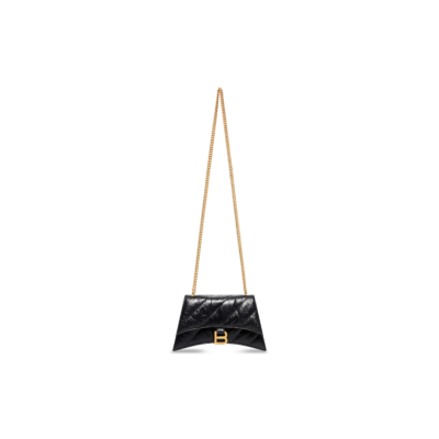 WOMEN'S CRUSH XS CHAIN BAG QUILTED IN BLACK