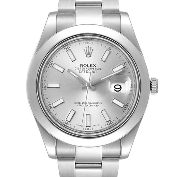ab476f7fe43b07782d9aa56862815a99 Rolex Datejust 116300SSO 41MM Silver Dial Silver-tone Case