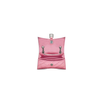 WOMEN'S CRUSH SMALL CHAIN BAG QUILTED IN PINK