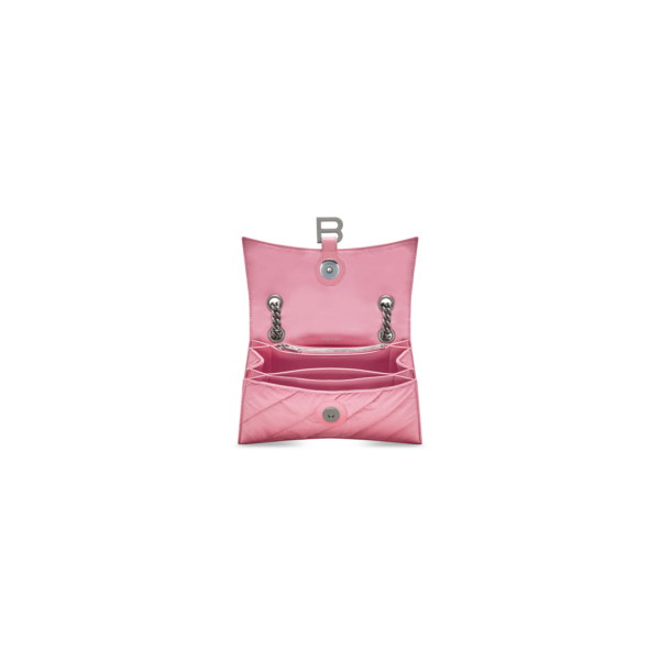 WOMEN'S CRUSH SMALL CHAIN BAG QUILTED IN PINK