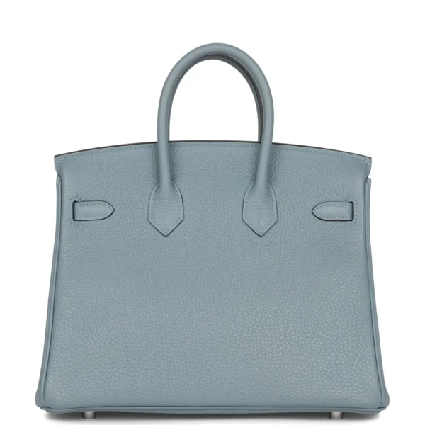 Hermès Birkin 25 Bleu Lin Verso Togo Palladium Hardware